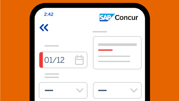 Invoice app open on phone