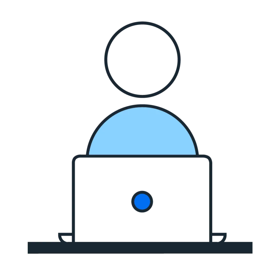 person using a computer