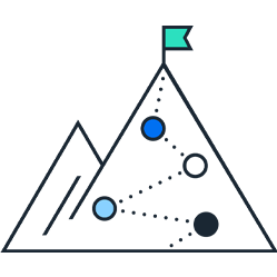 Strategy goal pictogram